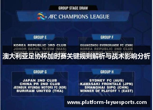 澳大利亚足协杯加时赛关键规则解析与战术影响分析 澳大利亚足协杯加时赛关键规则解析与战术影响分析